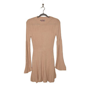 LAURIE FELT NEW $75 Cashmere Blend Sweater w/ Bell Sleeves in Cream‎ XXS